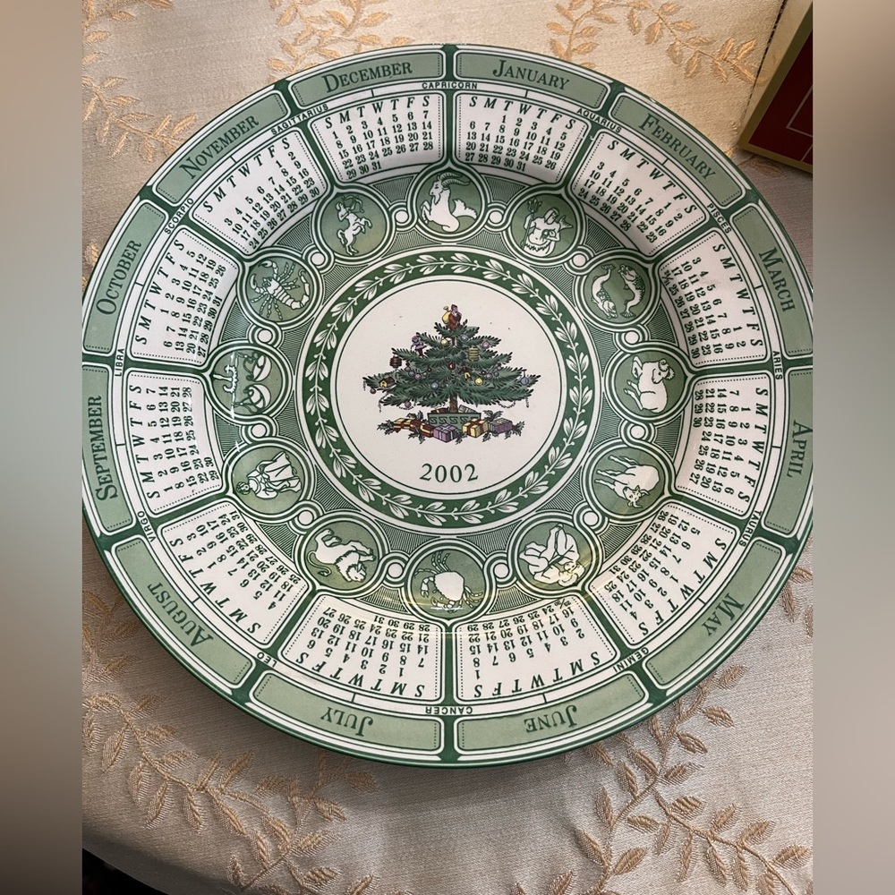 Spode Christmas annual 2002 plate